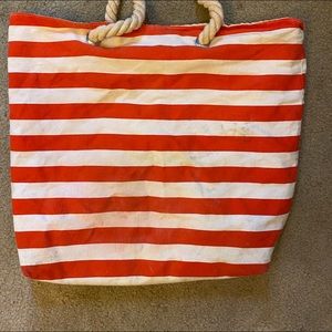 Striped tote bag!